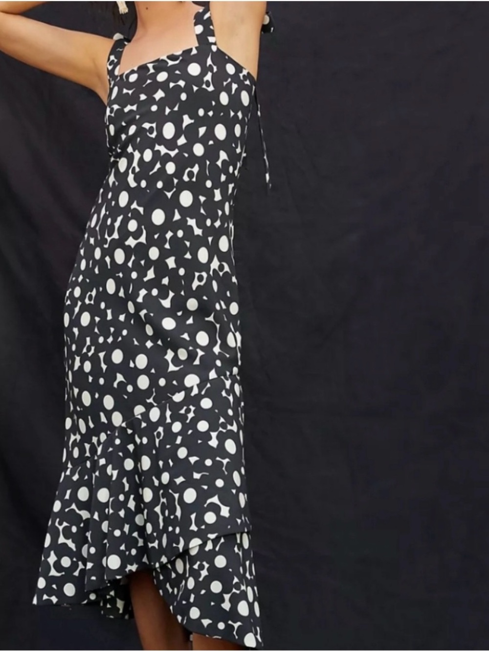 Anthropology HUTCH Black and White Dress